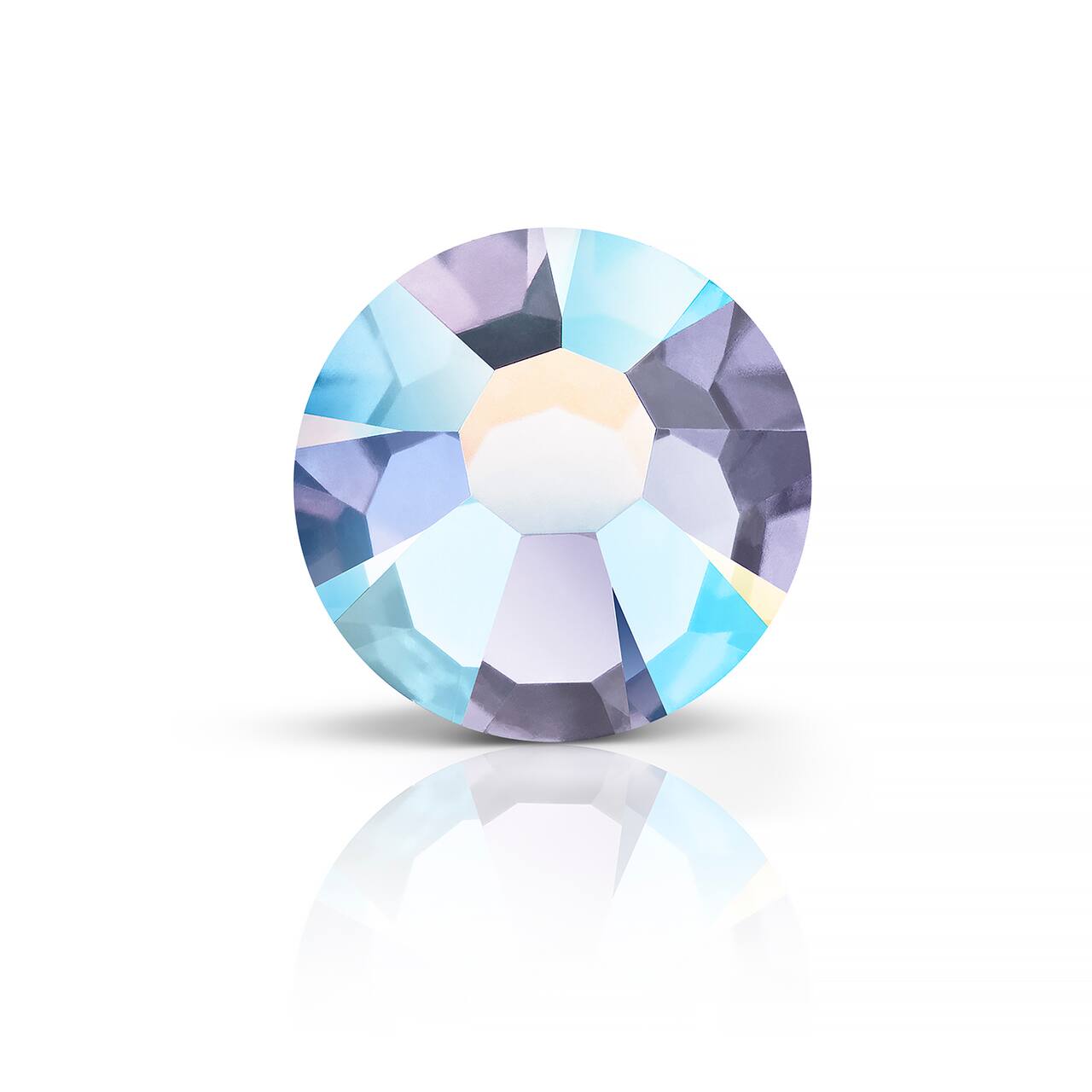 Preciosa MAXIMA SS20 Aurora Borealis Flatback Czech Crystals, 144ct.